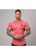 Quick dry tight Sport Short Sleeves Pink