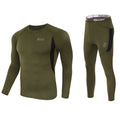 Tactical cycling sports underwear set Green