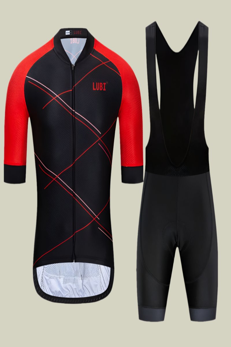 Cycling suit suit road Red A