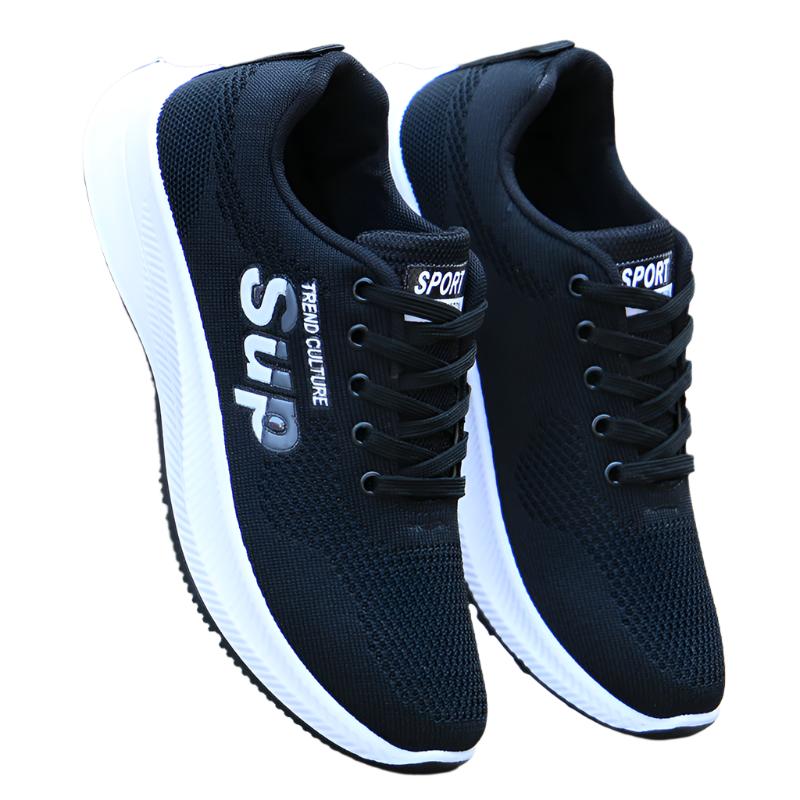 Mesh Casual Sports Shoes Atmospheric black