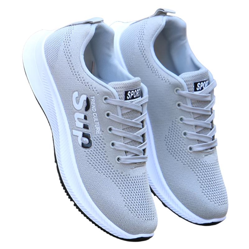 Mesh Casual Sports Shoes Light grey