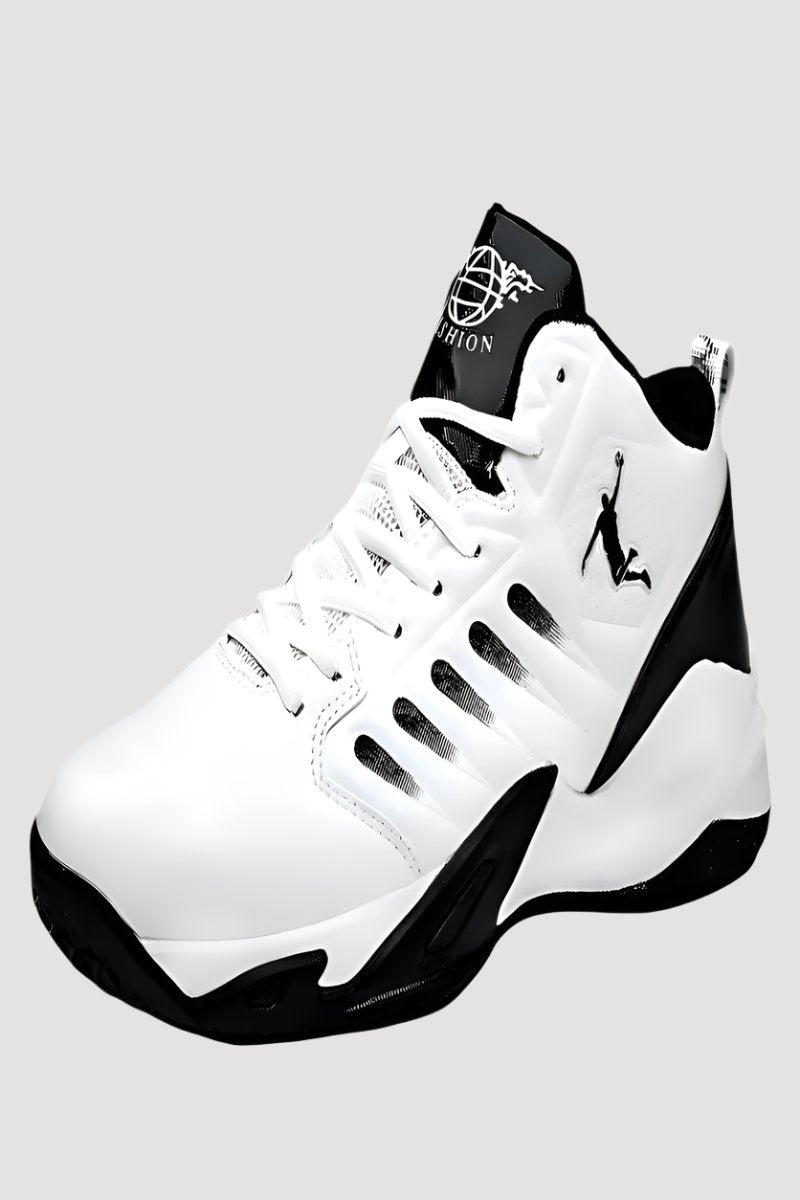 Basketball shoes for men with friction, sound, anti slip, wear-resistant, high top sports shoes for students, venom, and practic