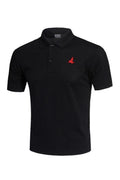 Outdoor Sport Fishing Polo Shirt Black