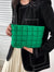 Zenana Quilted Puffy Pouch Clutch Bag K Green One Size