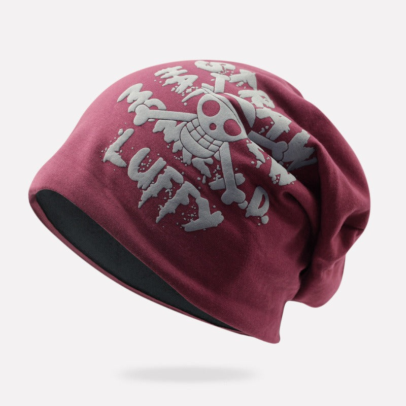 Winter Hip Hop Pullover Headcap wine red One size - suitable for a head circumference of 56-61cm