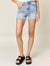 Judy Blue Full Size High Waist Rolled Denim Shorts Light