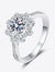 Can't Stop Your Shine 925 Sterling Silver Moissanite Ring Silver