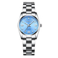 CHENXI Elegant Women Watches Ladies Fashion Luxury Brand Dress Wristwatches Analog Quartz Watch Clock for Woman Bracelet Gift Light blue