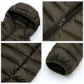 90% White Duck Down Super Light Down Jacket Men's Lightweight Thermal Coat Hooded Feather Coat Men Jacket Down Jacket Men's New