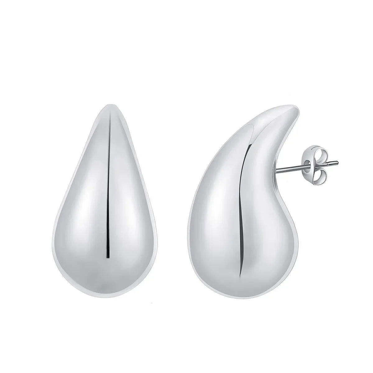 Andara 925 Sterling Silver Teardrop Earrings 18k Gold Fashion Jewelry