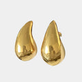 Andara 925 Sterling Silver Teardrop Earrings 18k Gold Fashion Jewelry