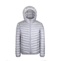 90% White Duck Down Super Light Down Jacket Men's Lightweight Thermal Coat Hooded Feather Coat Men Jacket Down Jacket Men's New grey