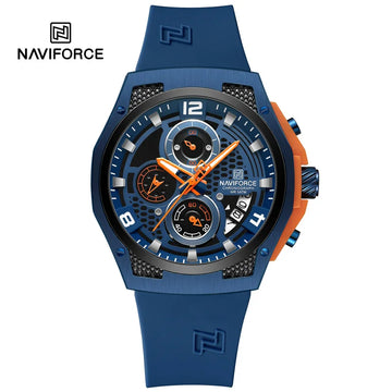 NAVIFORCE High Quality Luxury Original Men Watch Silicone Strap Waterproof Male Quartz Wrist watch BBEBE