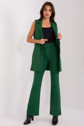 Women trousers Italy Moda green EU S | US S