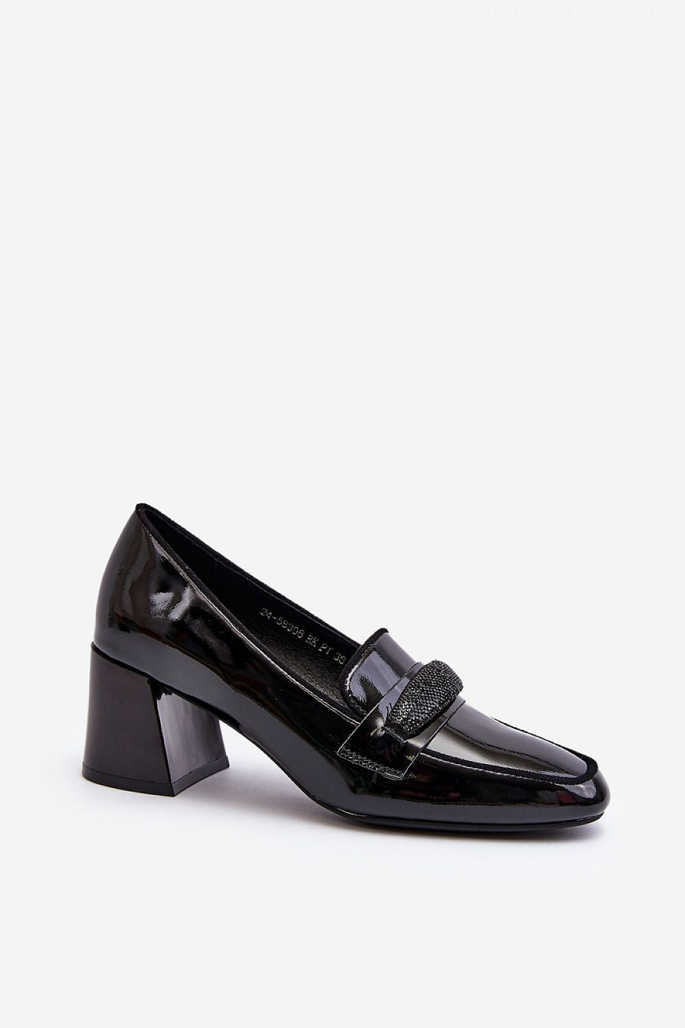 Block heel pumps Step in style black