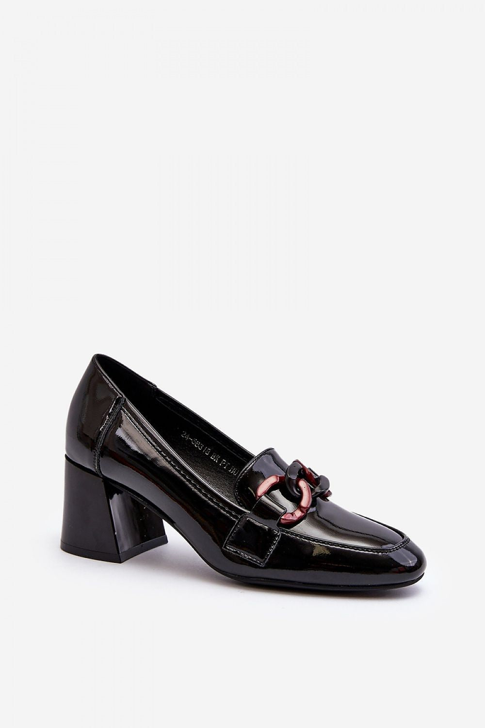 Block heel pumps Step in style black