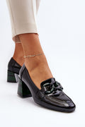 Block heel pumps Step in style black 2