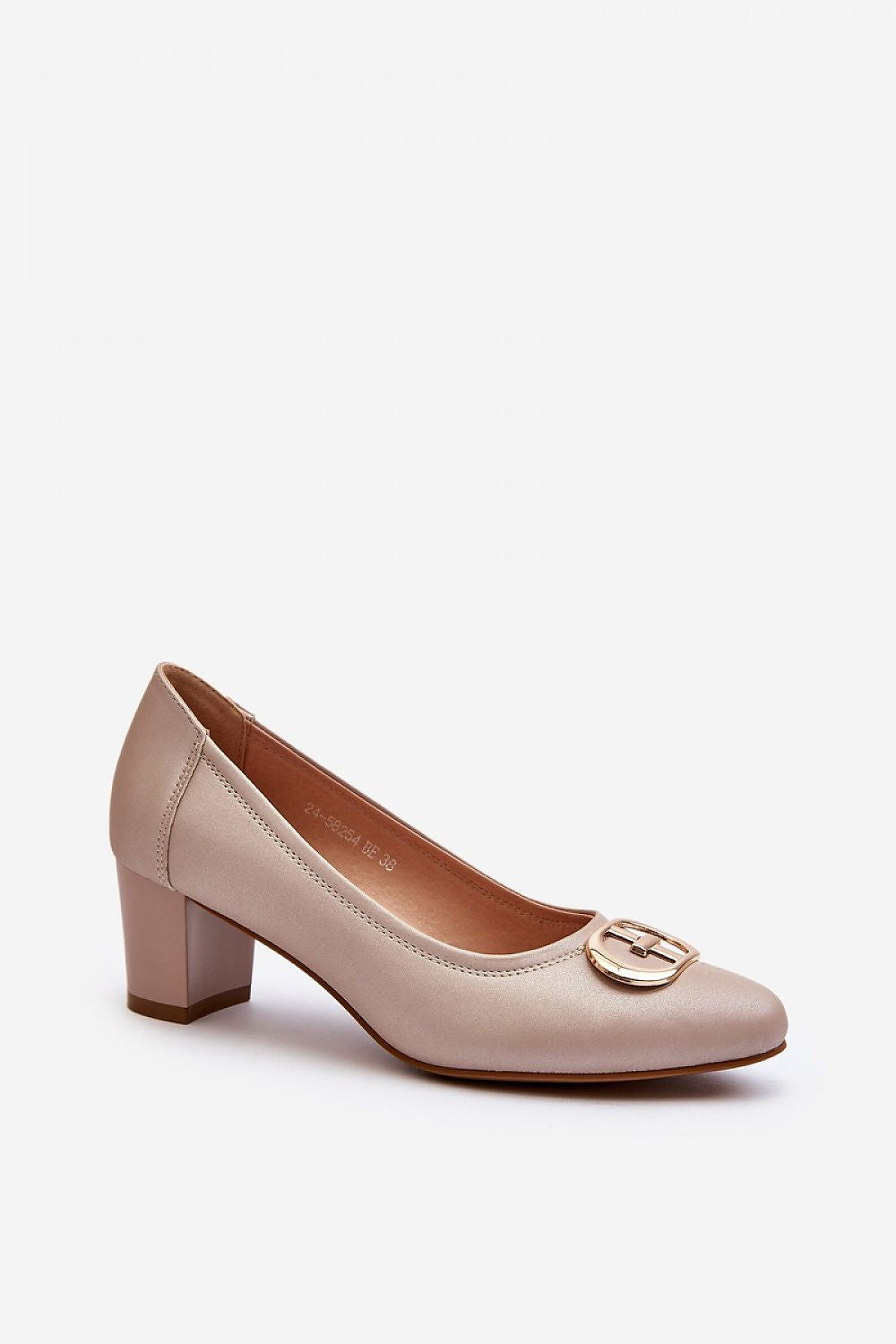 Block heel pumps Step in style beige