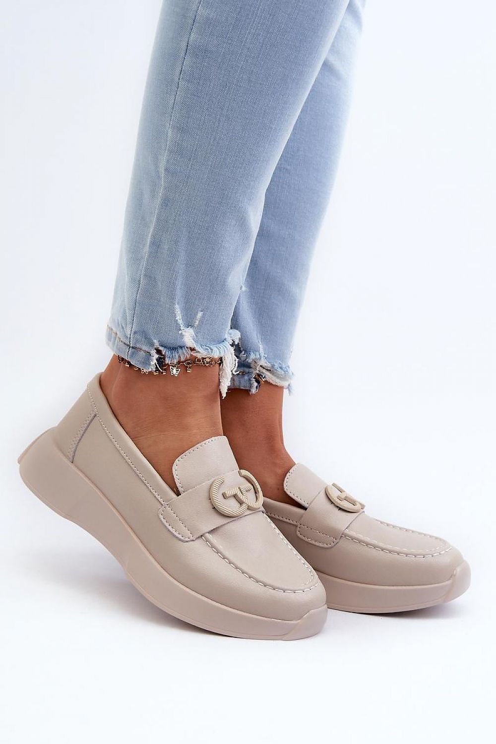 Mocassin Step in style beige