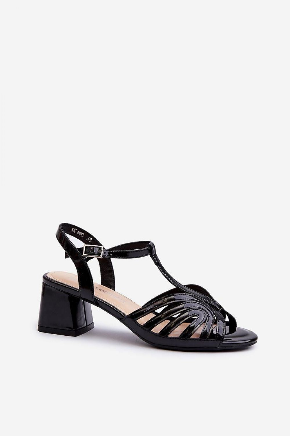 Heel sandals Step in style black