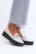 Mocassin Step in style white