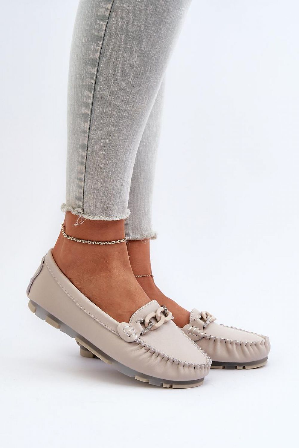 Mocassin Step in style beige