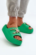 Flip-flops Step in style green