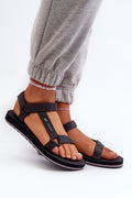 Sandals Step in style grey 2