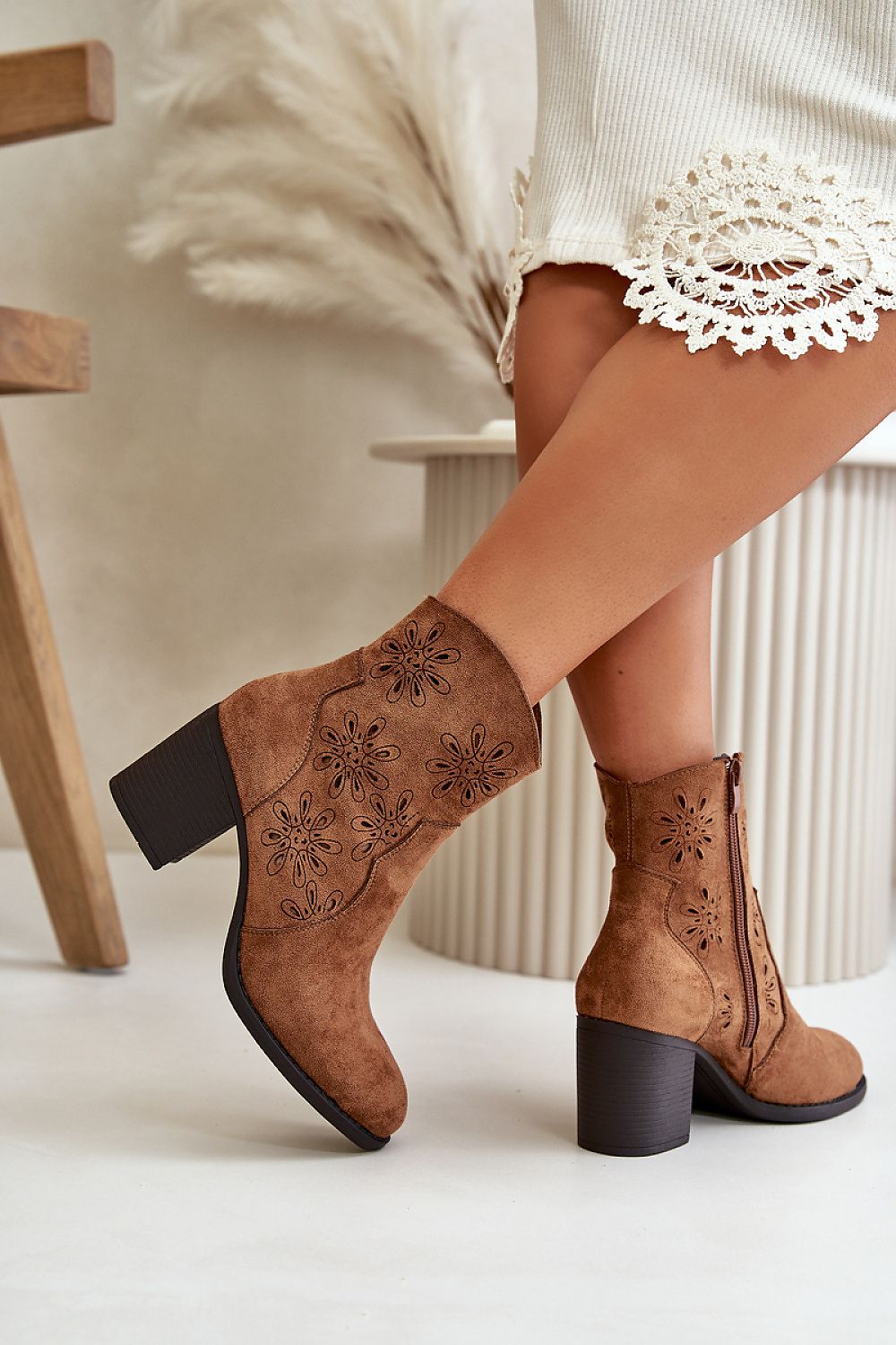 Heel boots Step in style brown