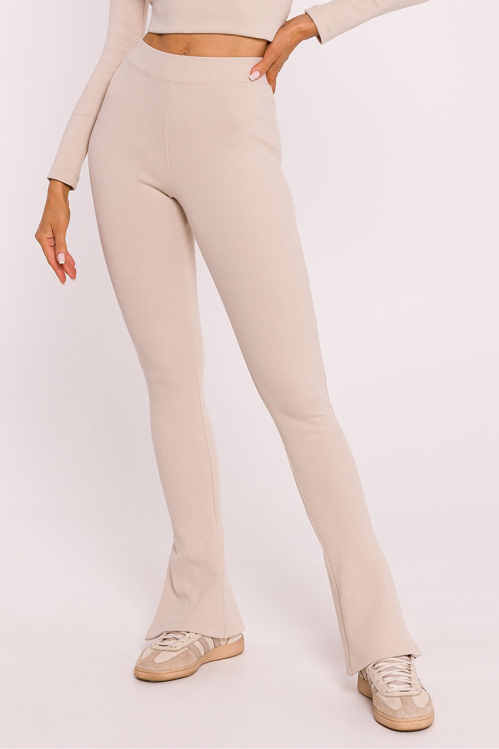 Long leggings Moe beige