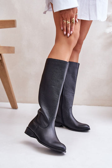 Thigh-Hight Boots Step in style black