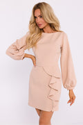 Cocktail dress Moe beige