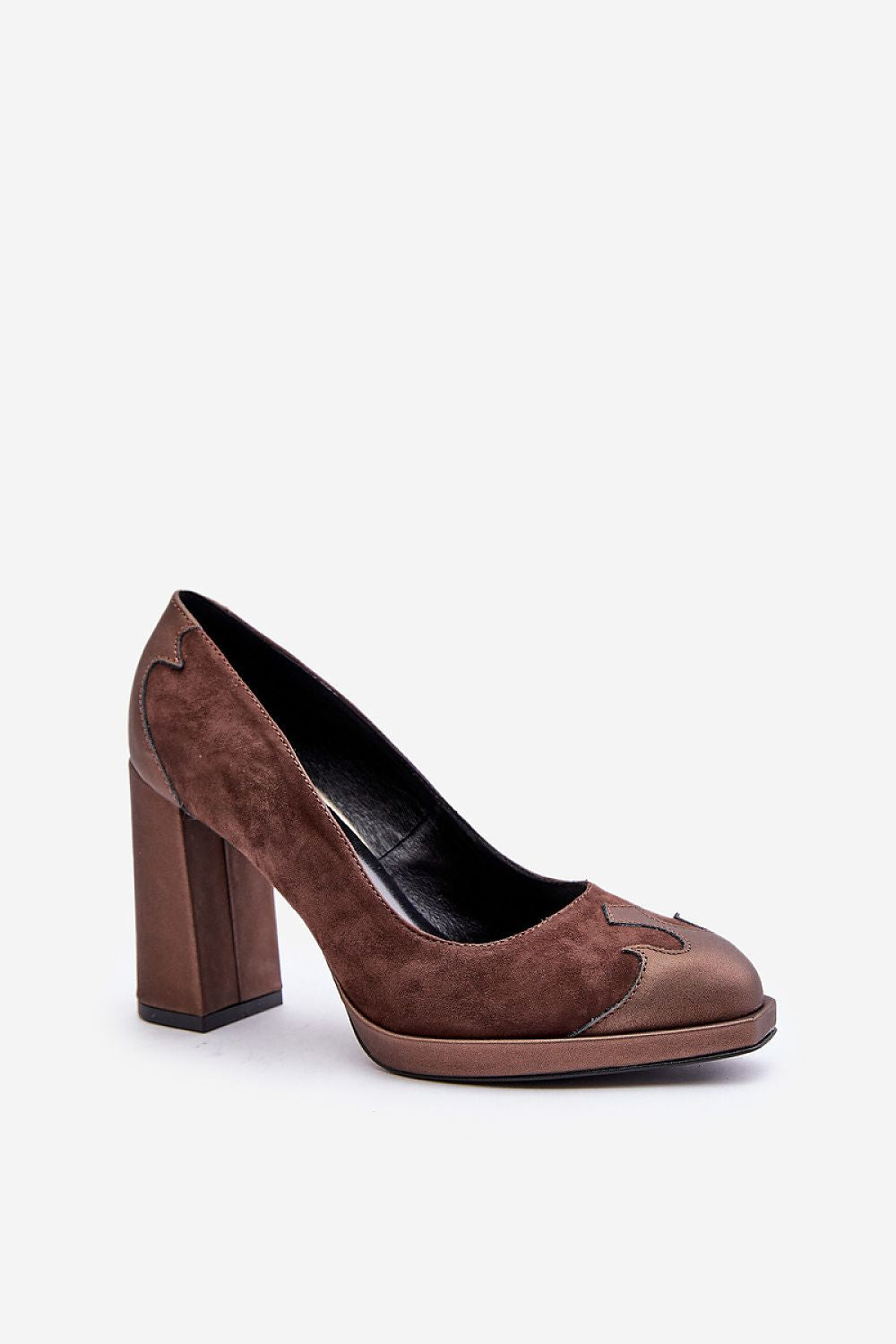 Block heel pumps Step in style