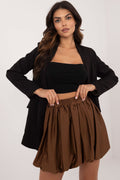 Short skirt Italy Moda brown EU one-size-fits-all | US one-size