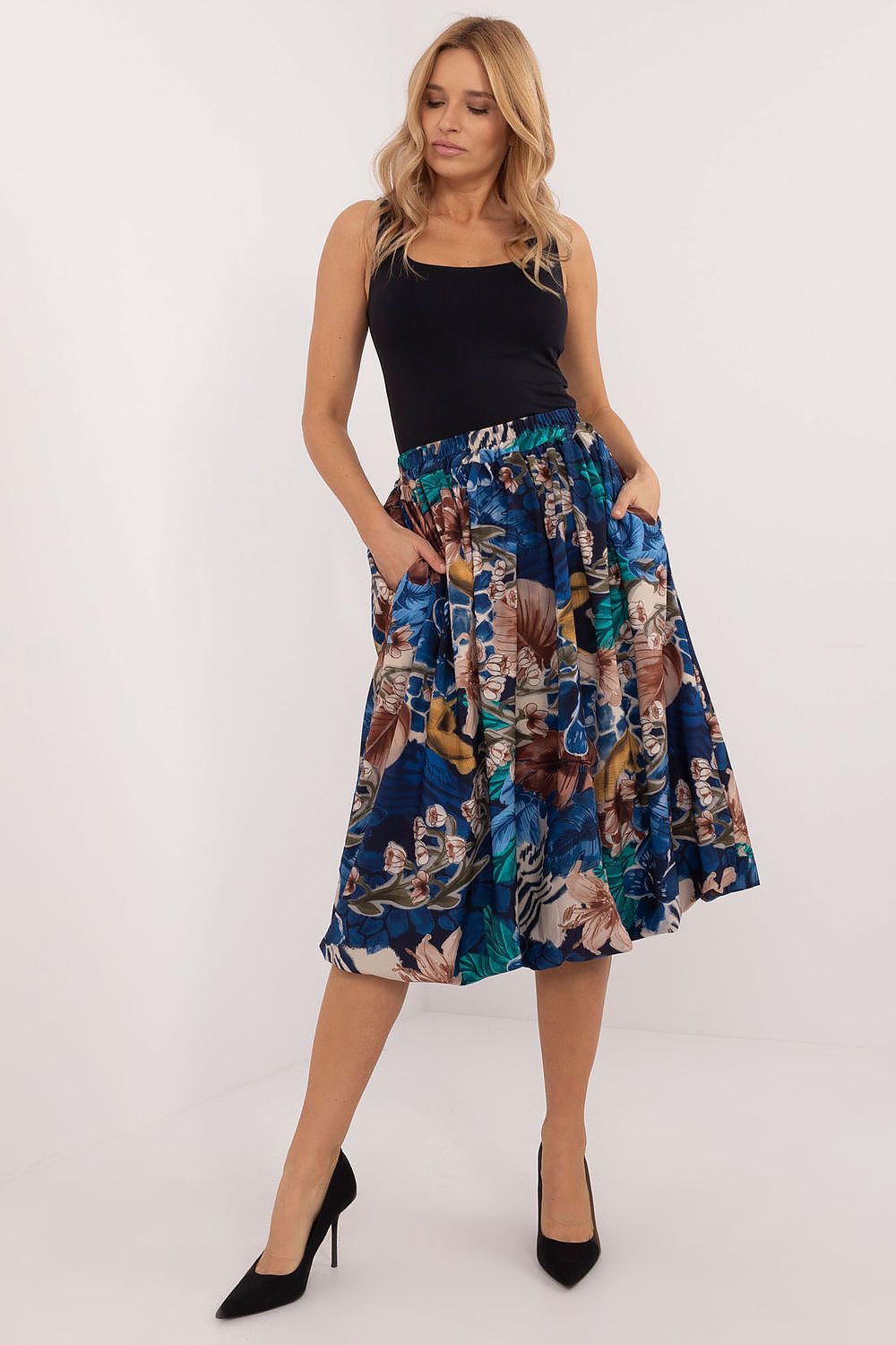 Skirt Italy Moda blue 2 EU one-size-fits-all | US one-size