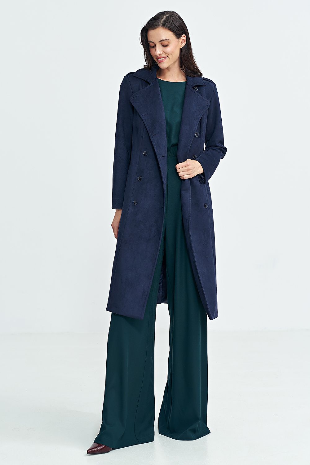 Coat Nife navy blue