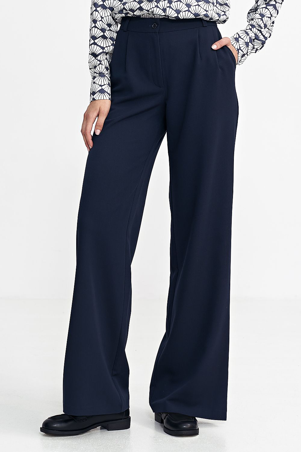 Trousers Nife navy blue