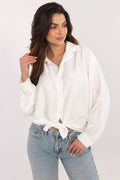 Long sleeve shirt Italy Moda white EU one-size-fits-all | US one-size