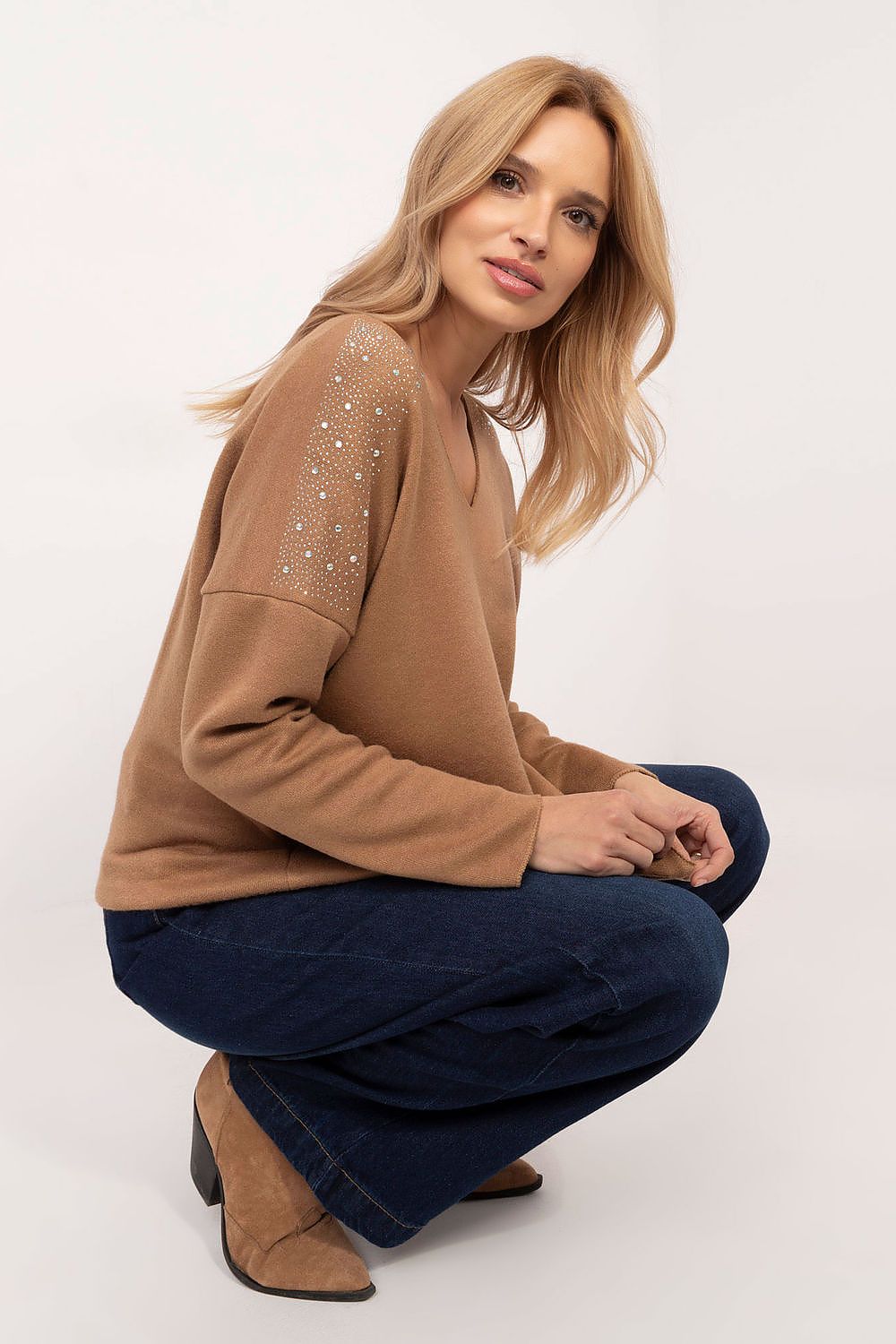 Jumper Italy Moda brown EU one-size-fits-all | US one-size