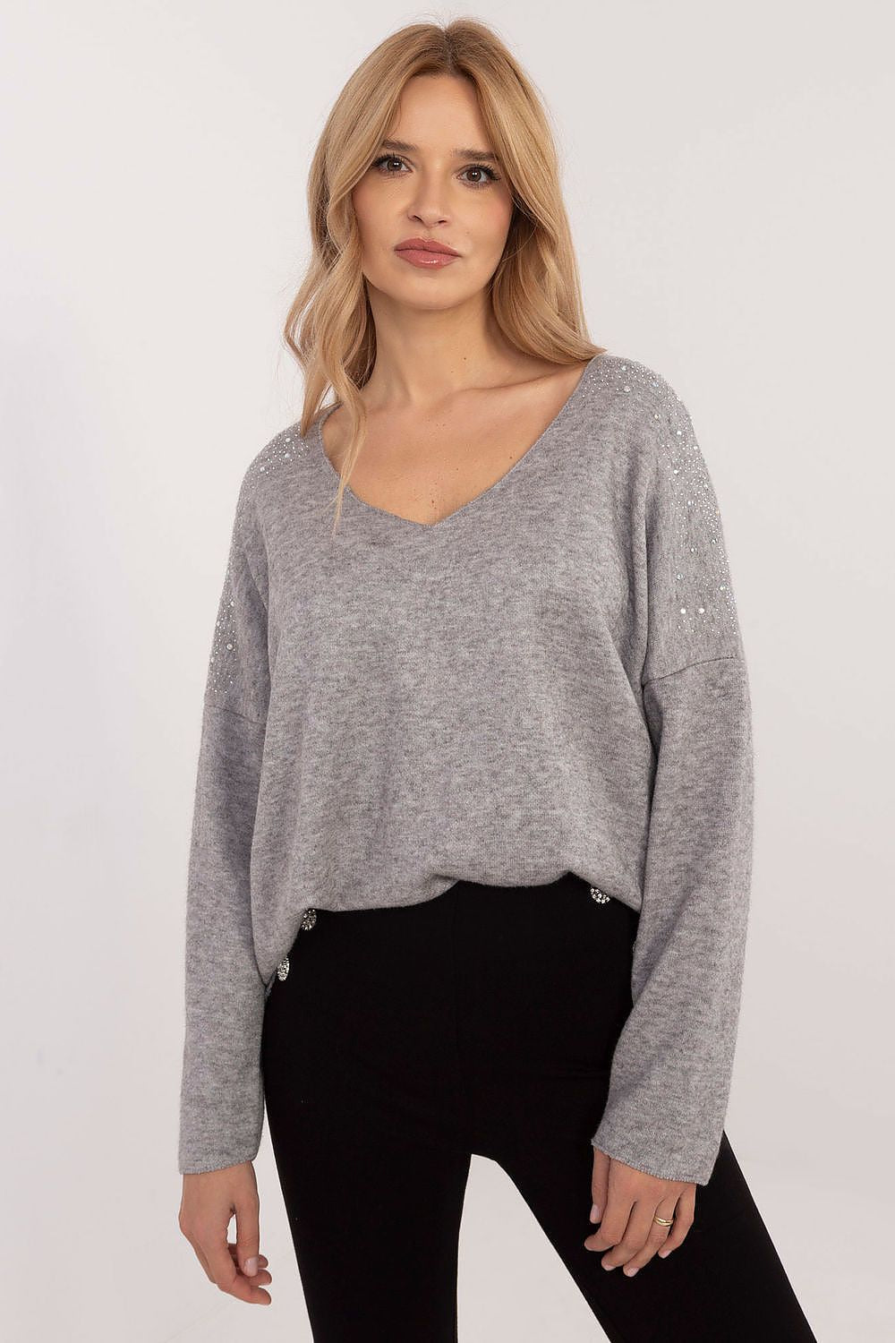 Jumper Italy Moda grey EU one-size-fits-all | US one-size