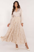 Long skirt Italy Moda beige EU one-size-fits-all | US one-size