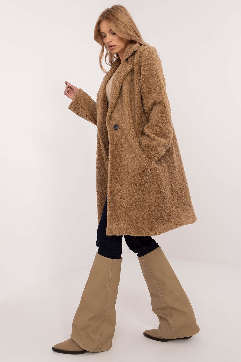 Coat Italy Moda brown EU one-size-fits-all | US one-size