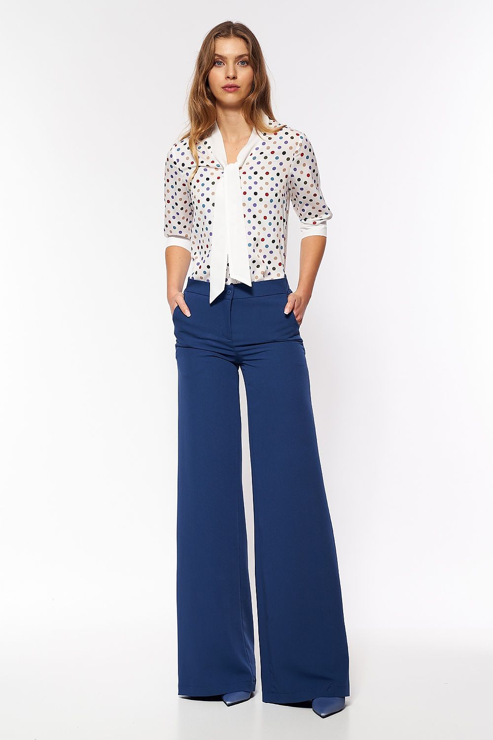 Trousers Nife navy blue