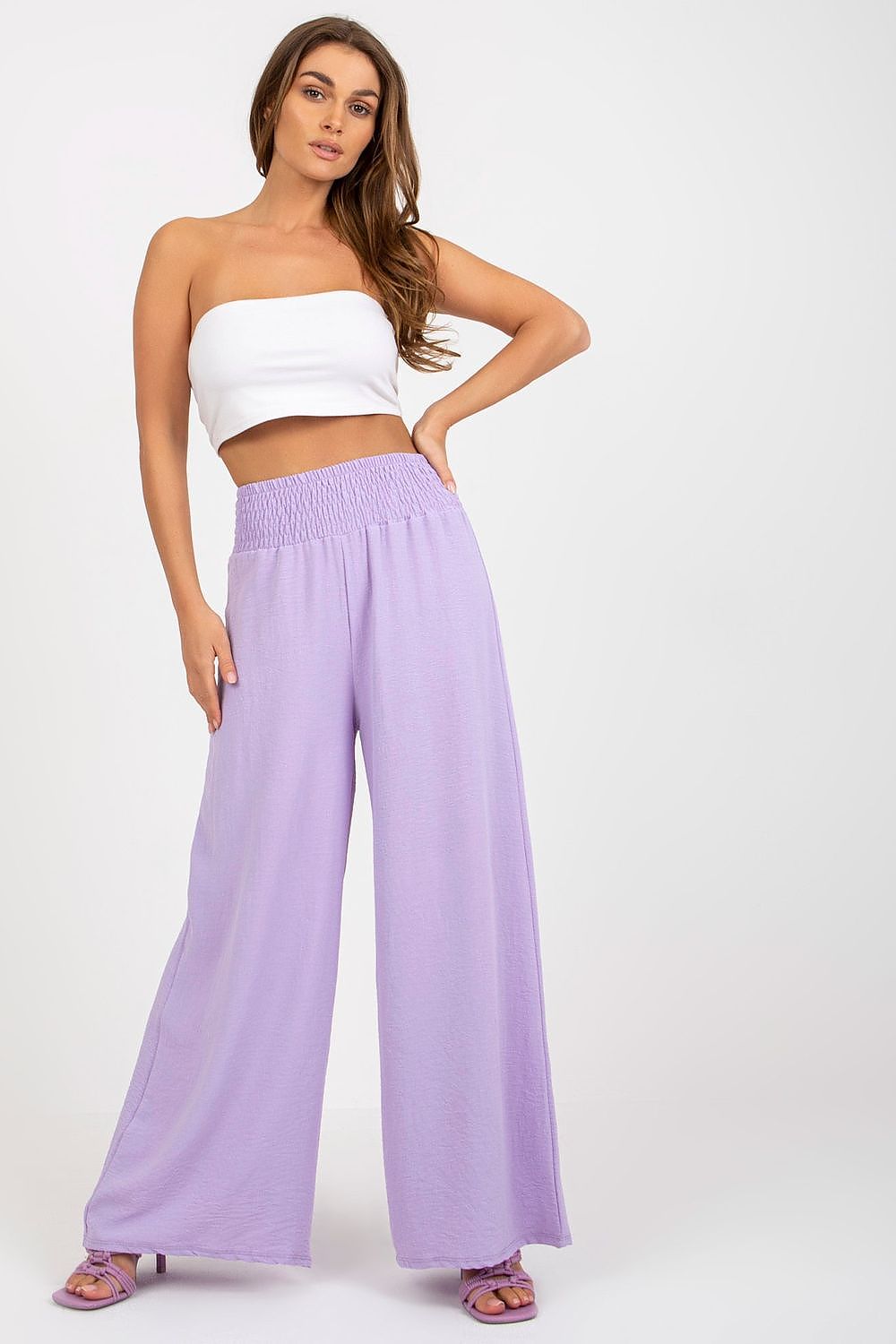 Trousers Italy Moda violet EU one-size-fits-all | US one-size