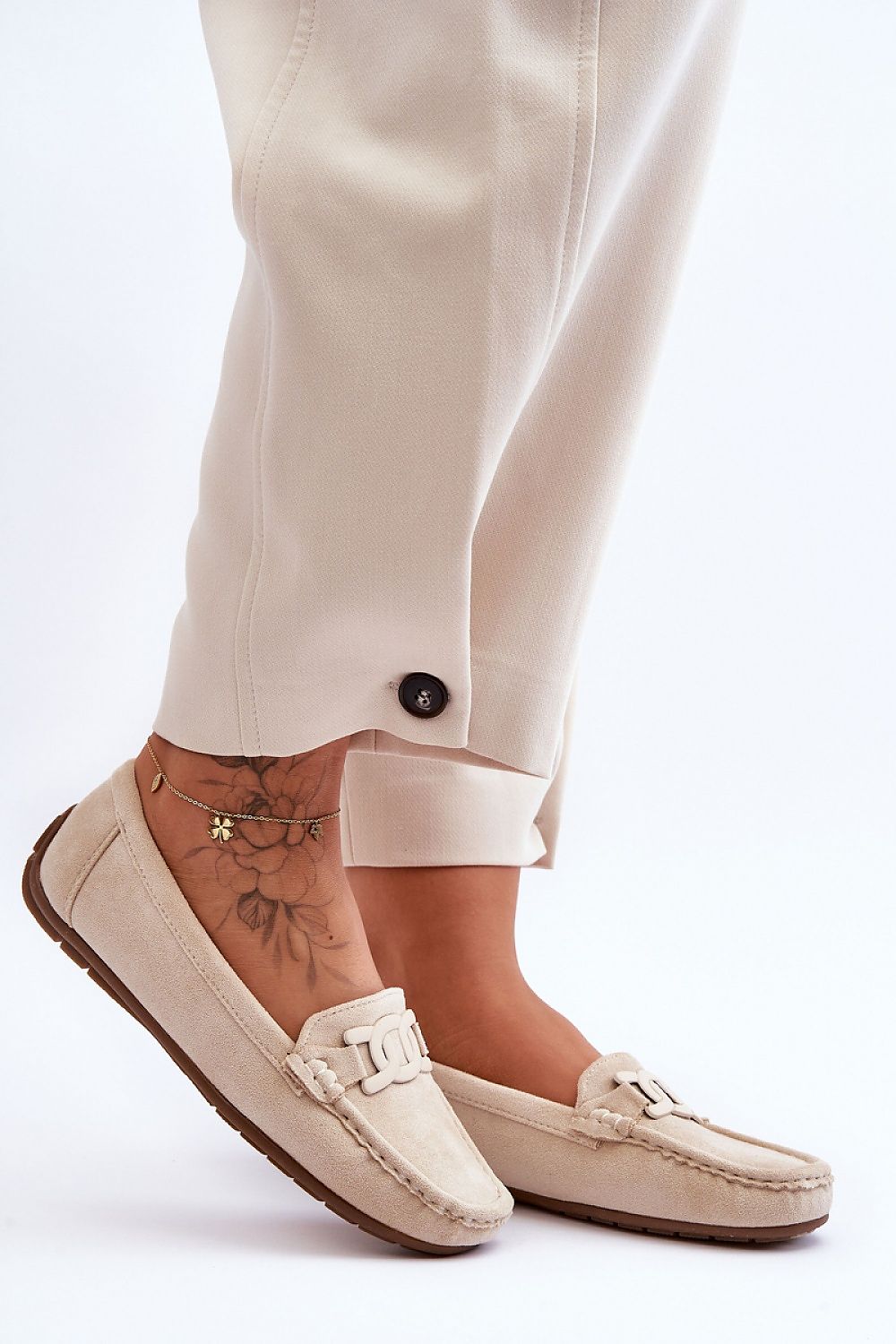 Mocassin Step in style beige