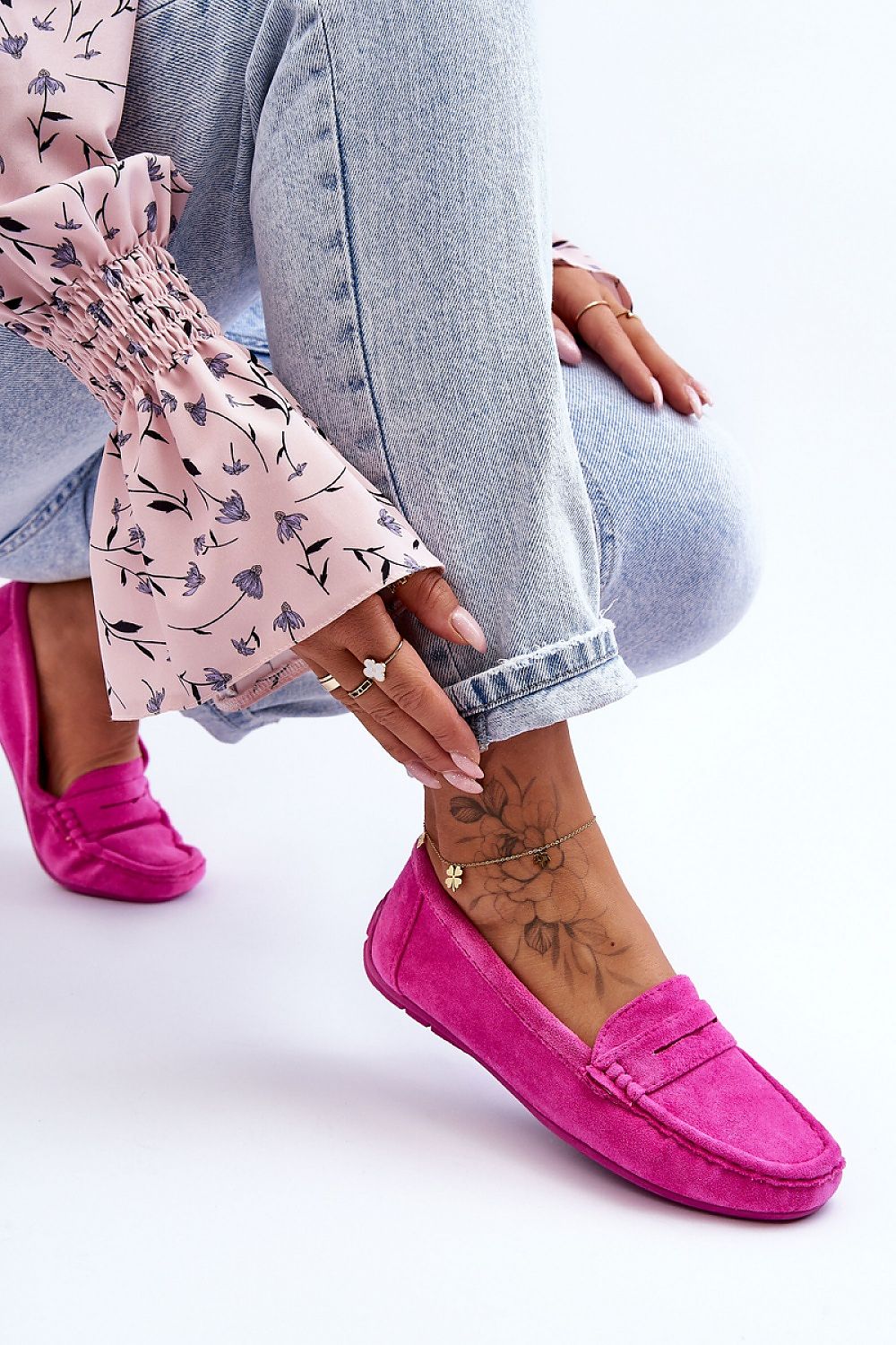 Mocassin Step in style pink