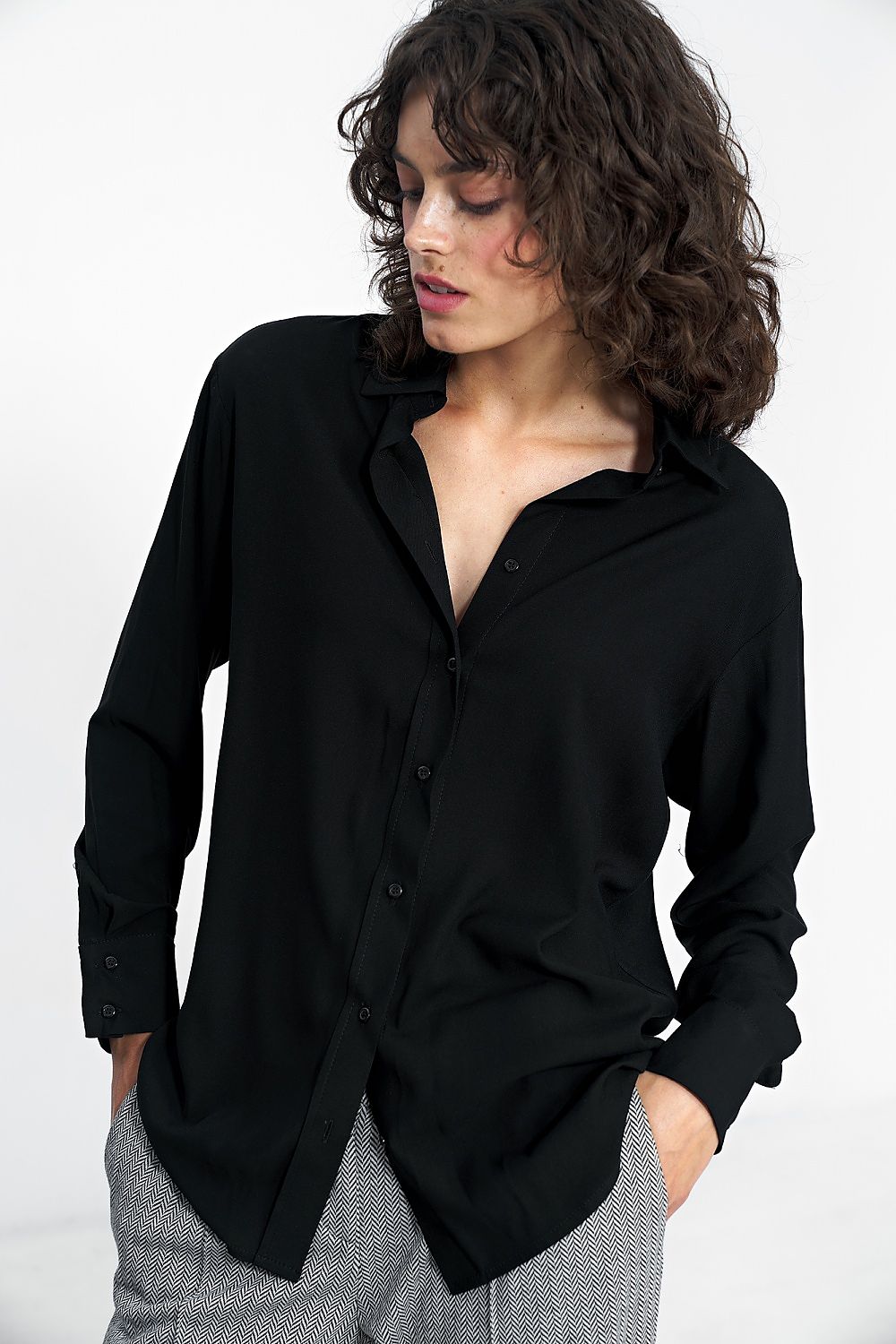 Long sleeve shirt Nife black