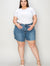 Judy Blue Full Size High Waist Slim Denim Shorts Medium