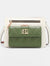 Nicole Lee USA Color Block Crossbody Bag Green One Size