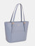 David Jones PU Leather Tote Bag L.Blue One Size